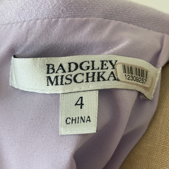 Badgley Mischka Purple Dress - Picture 3 of 3